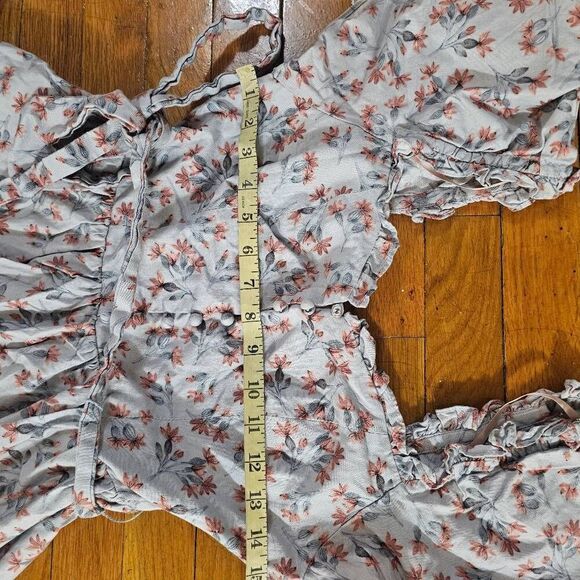 Anthropologie Gal Meets Glam Womens Marianna Floral Dress Fit & Flare Size 4 - Picture 6 of 11